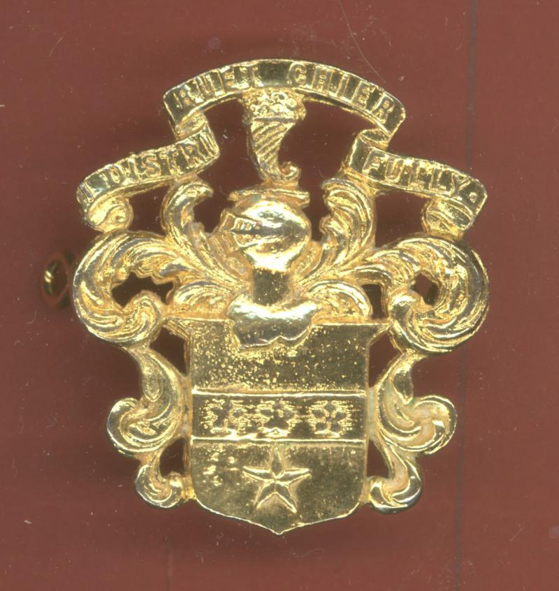 Scottish George Heriot's School Edinburgh CCF cap badge