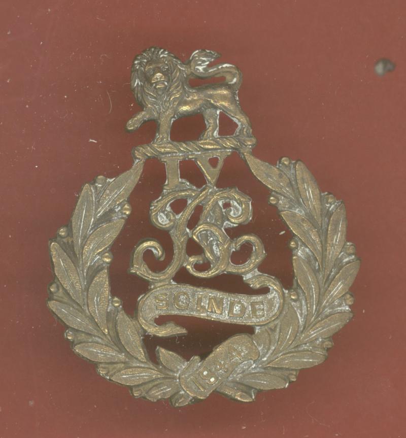 Indian Army 4th Bengal Cavarly Regiment Victorian  cap badge