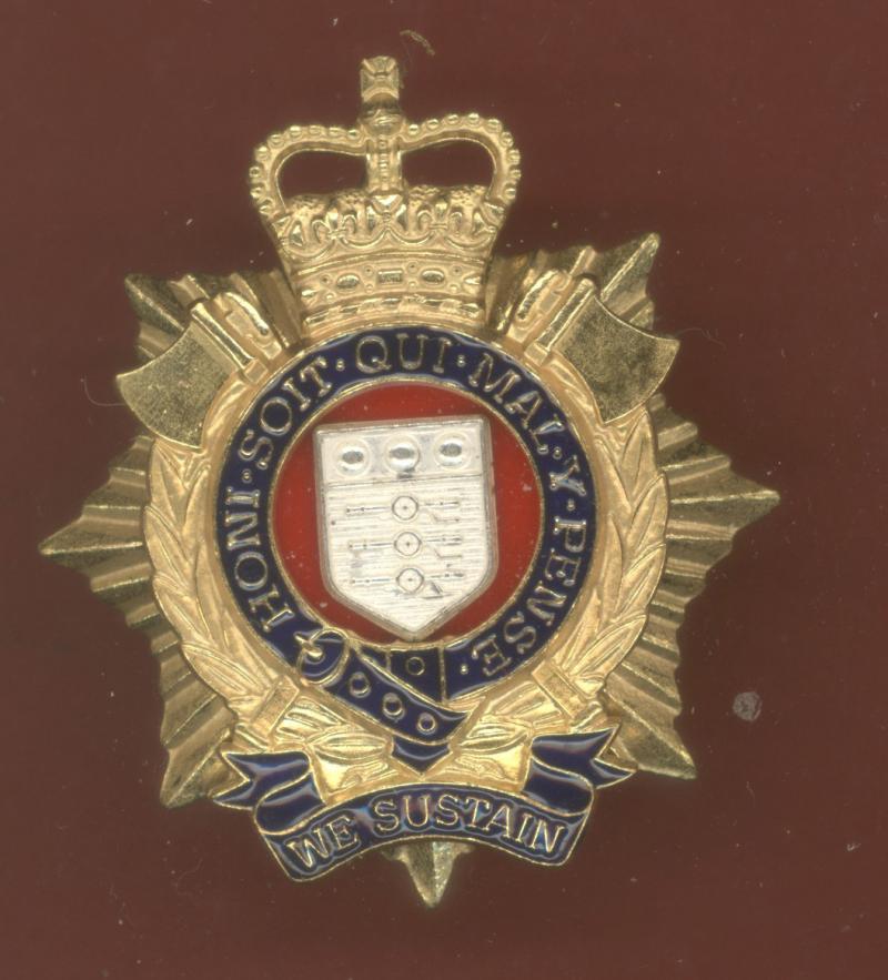 The Royal Logistic Corps Officer's cap badge