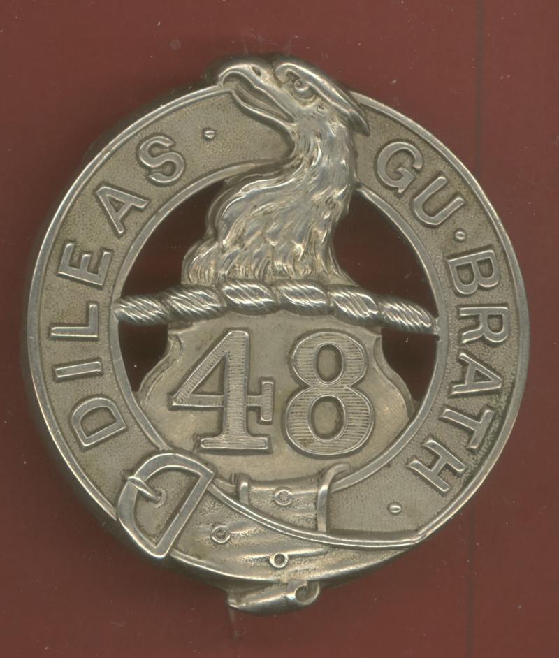 Canadian Militia 48th Highlanders Officer's glengarry badge