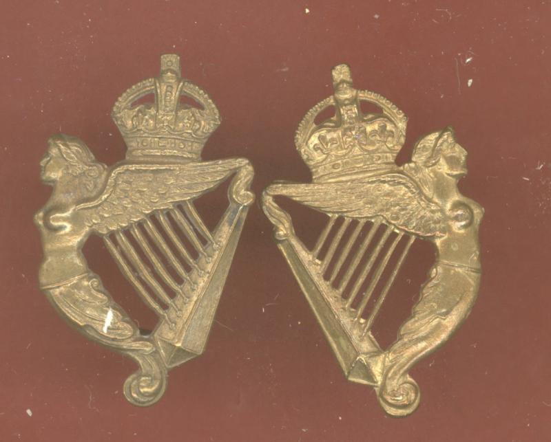 5th Royal Irish Lancers WW1 OR's collar badges