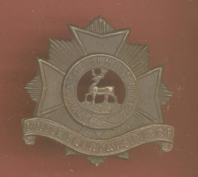Haileybury & Imperial Service College C.C.F. cap badge
