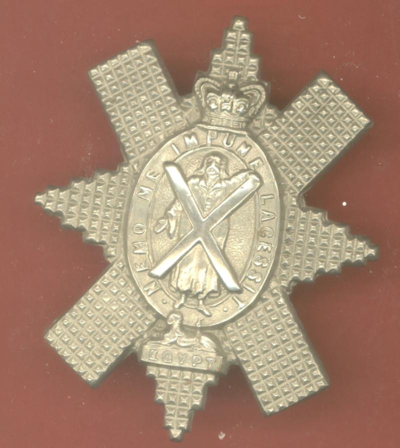 42nd Regiment of Foot (Royal Highland The Black Watch)  Victorian glengarry badge