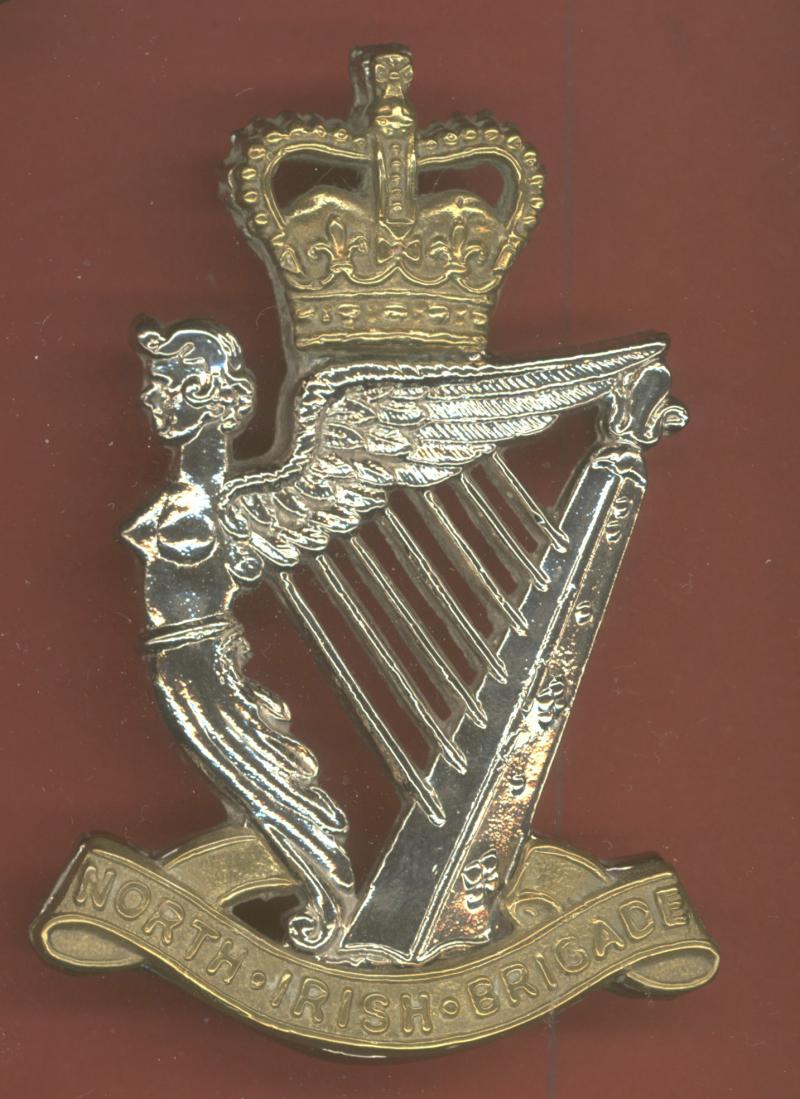 North Irish Brigade Piper Caubeen badge