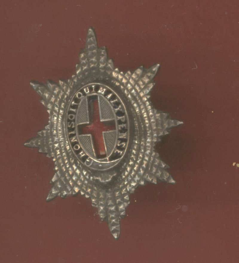 Coldstream Guards Officers field service cap badge