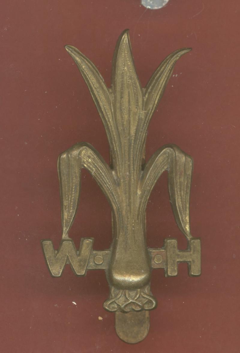 The Welsh Horse Yeomanry WW1 cap badge