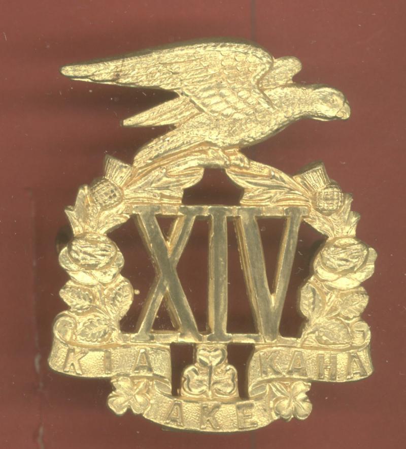 New Zealand 14th South Otago Rifles Regiment WW1 cap badge