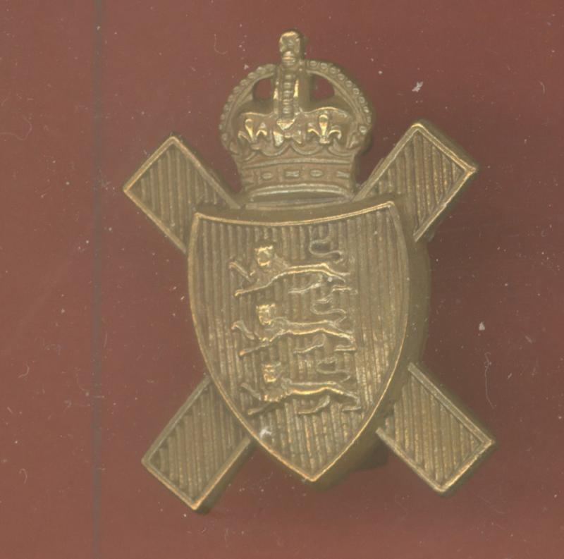 Royal Militia Island of Jersey OR's cap badge