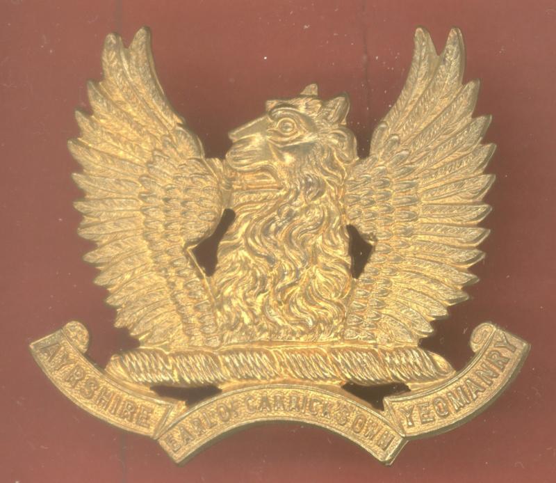 Scottish Ayrshire (Earl of Carrick's Own) Yeomanry OR's cap badge