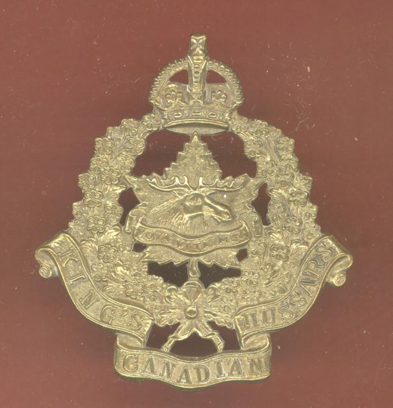 The King's Canadian Hussars cap badge