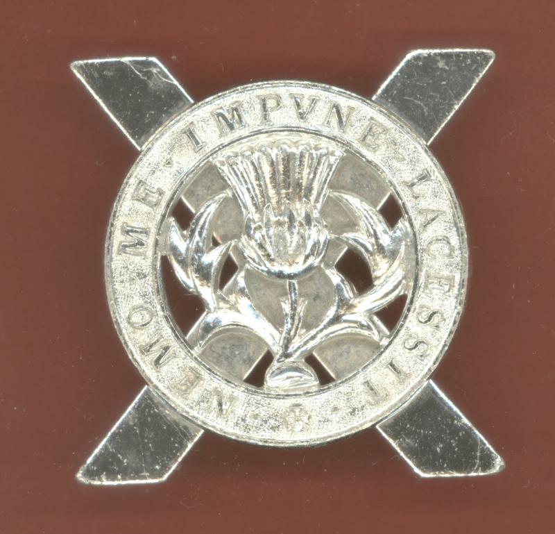 Scottish Lowland Brigade staybright glengarry badge