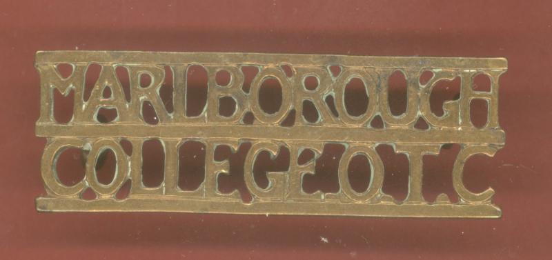 Marlborough College O.T.C. shoulder title