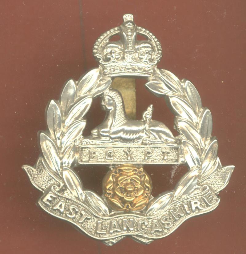 The East Lancashire Regiment cap badge