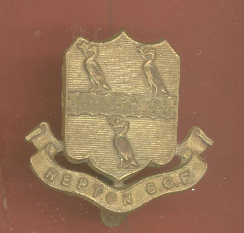 Repton School C.C.F. cap badge