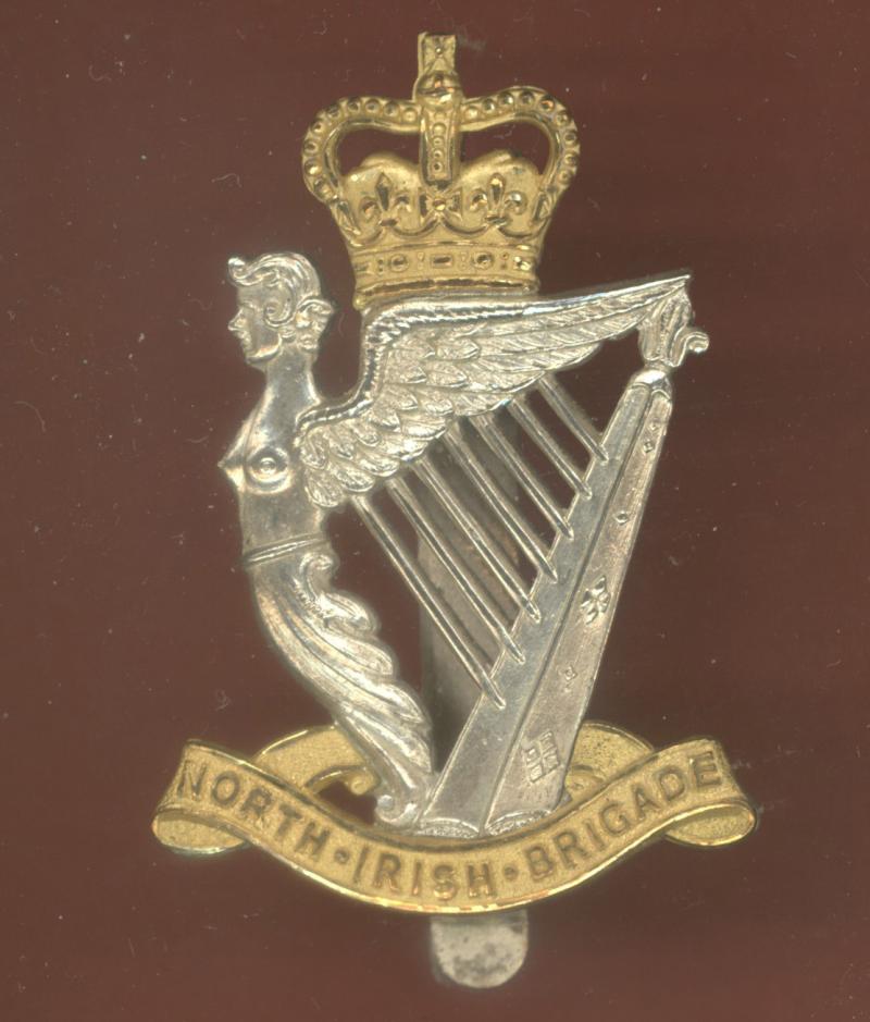 North Irish Brigade Officer's cap badge