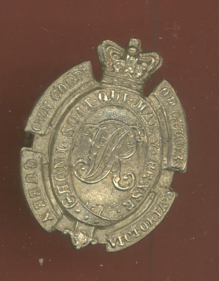 Indian Army Queen Victoria's Own Corps of Guides Frontier Force Regiment cap badge