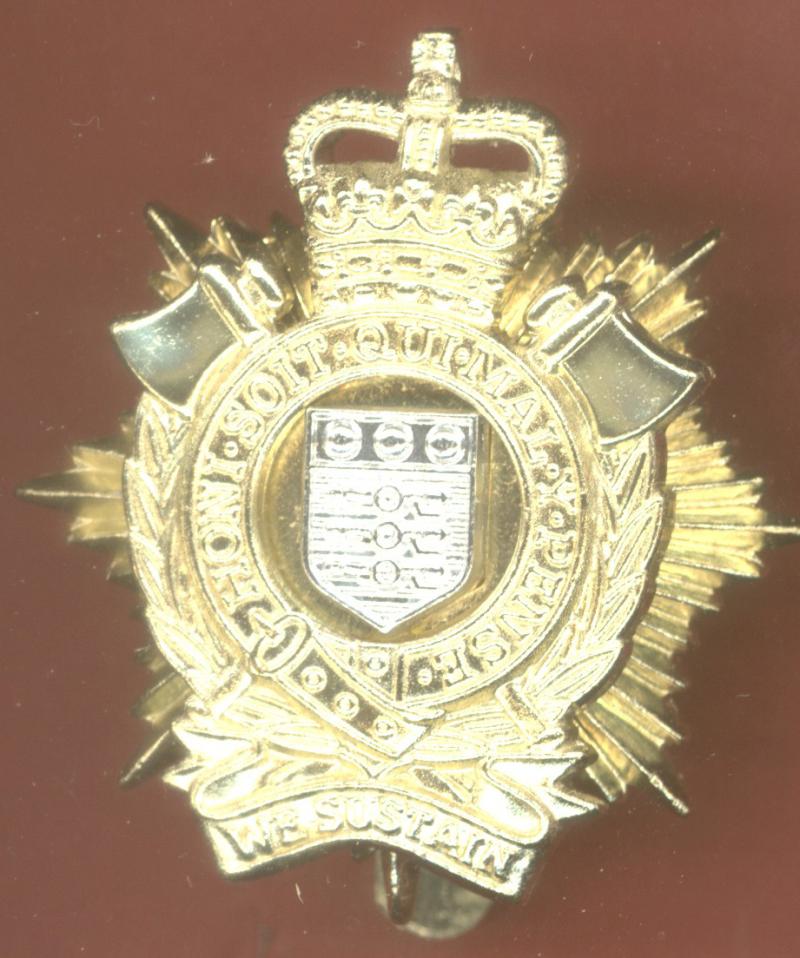 The Royal Logistic Corps staybright cap badge