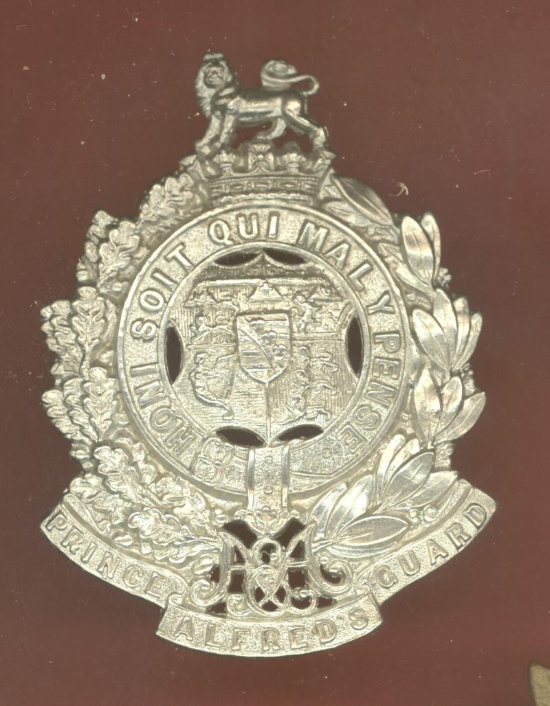 South African Prince Alfred's Guard Victorian glengarry badge