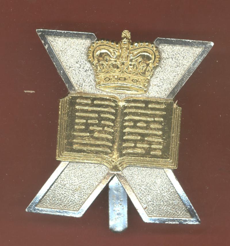 Scottish Edinburgh University O.T.C. staybright cap badge