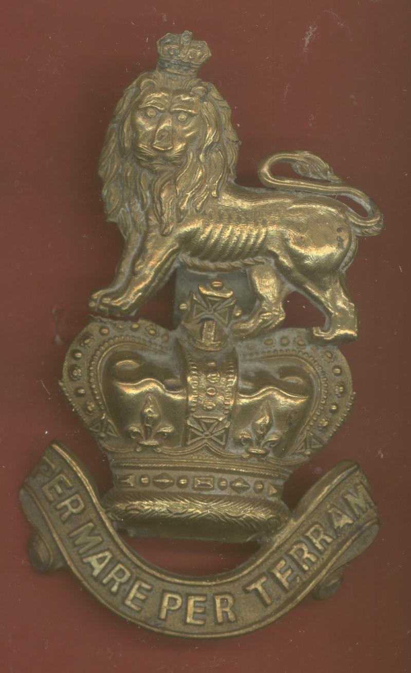 Royal Marines Victorian valise badge