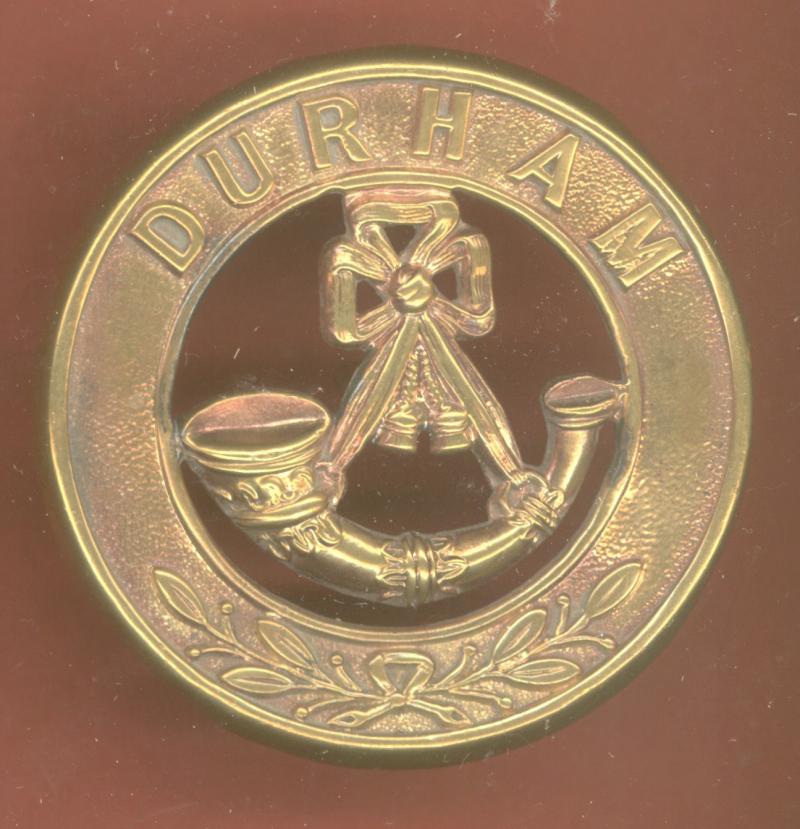 Durham Light Infantry Regiment. Victorian OR's helmet plate centre