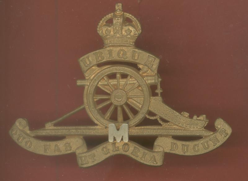 Royal Artillery Militia OR's cap badge