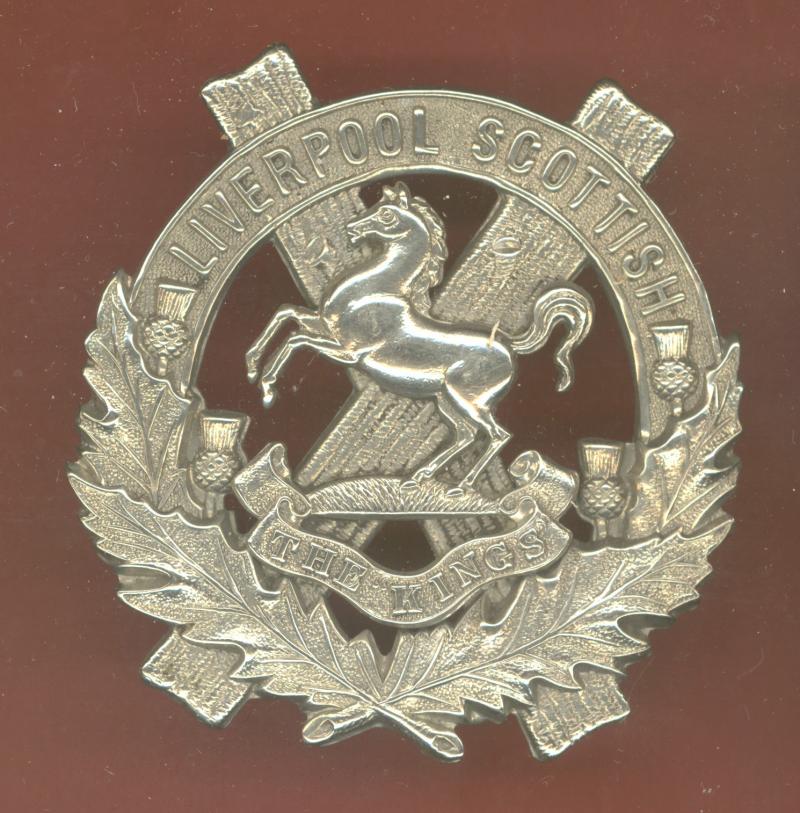 10th (Scottish) Bn. King's Liverpool Regt. WW1 glengarry badge