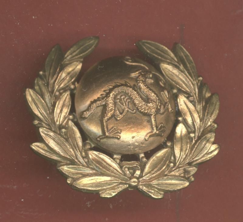 Militia Battn. The Border Regiment Victorian Officer's collar badge