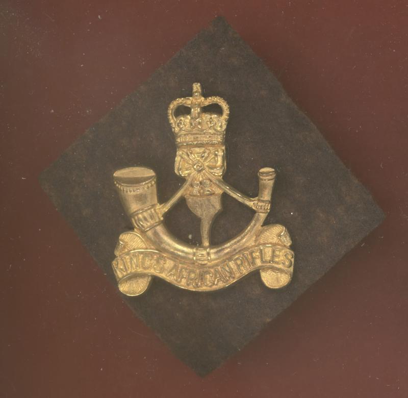 6th (Tanganyika)  King's African Rifles Officer's cap badge