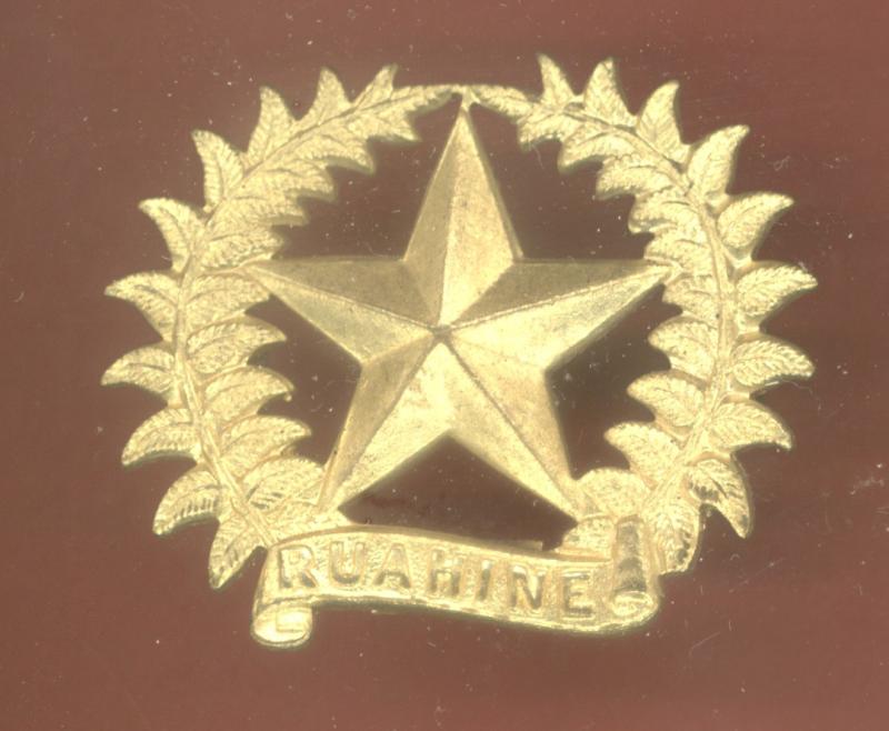 WW1 17th Rauhine Regt New Zealand OR's cap badge