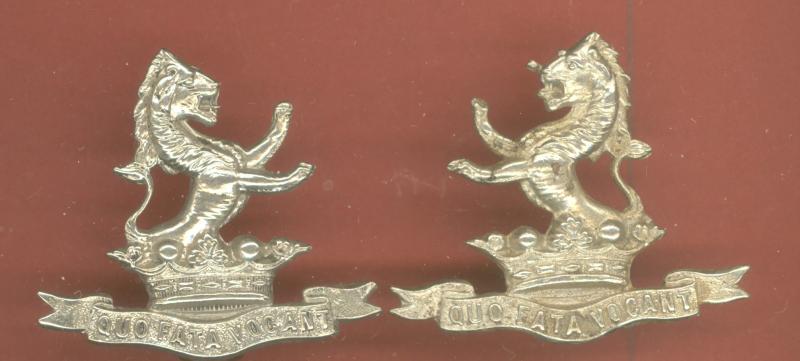 7th Princess Royal Dragoon Guards Victorian OR's collar badges