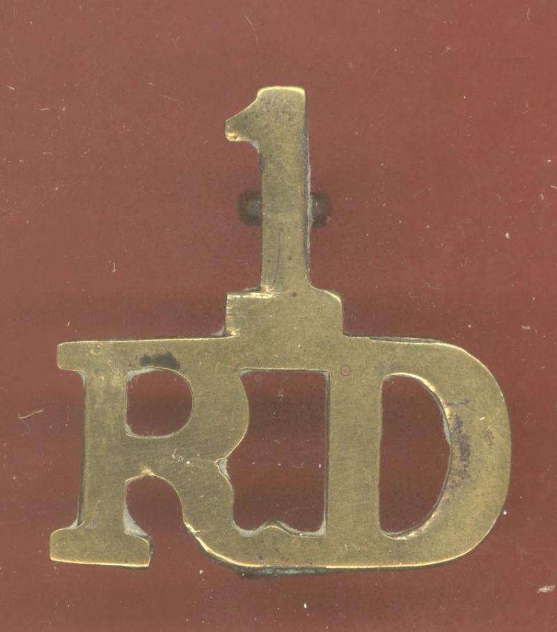 1 / R D 1st Royal Dragoons Victorian shoulder title