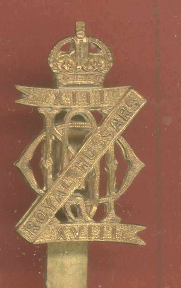 13th/18th Royal Hussars OR's cap badge