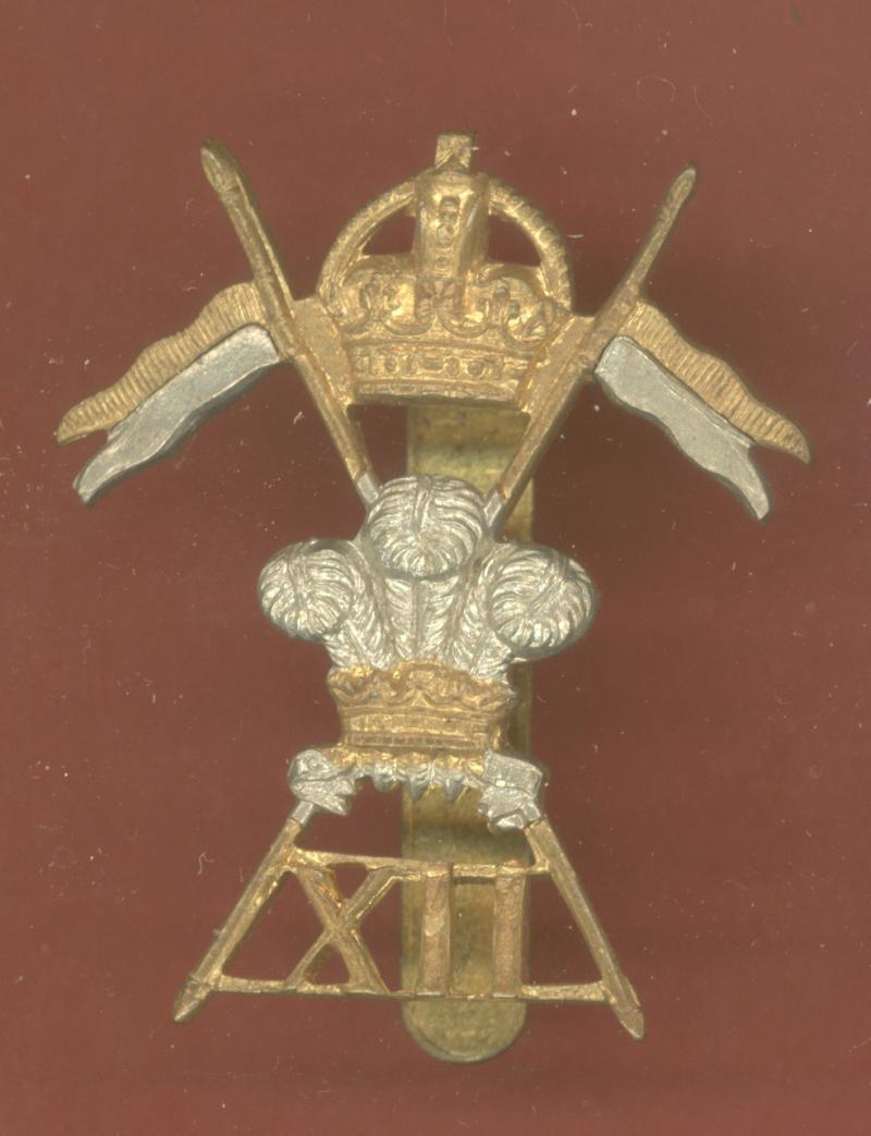 12th Royal Lancers cap badge