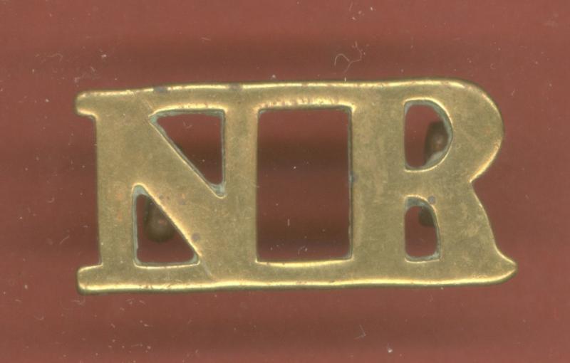 Canadian N.R. The Northumberland Regiment shoulder title