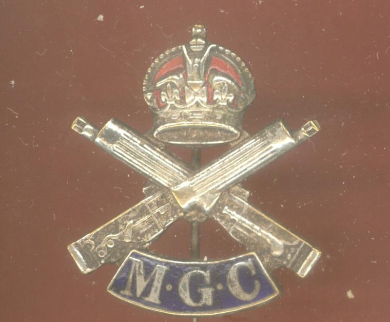 Machine Gun Corps Silver sweetheart brooch