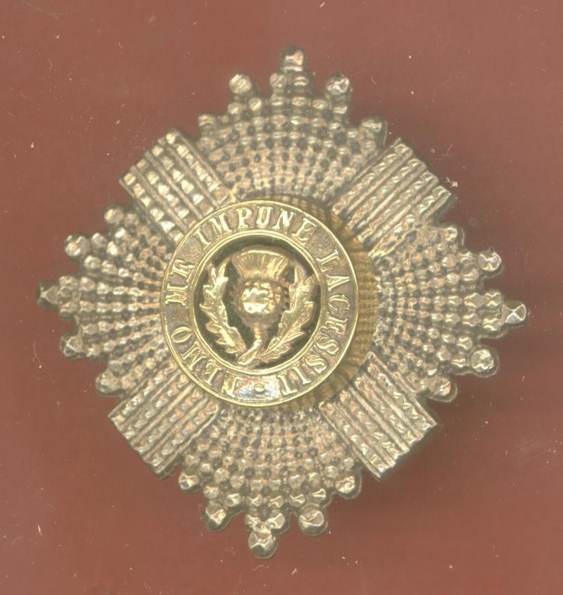 Scots Guards Officer's forage cap badge