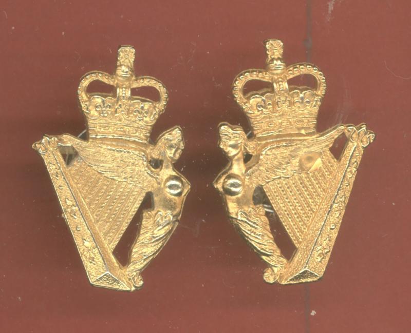 Royal Irish Regiment collar badges