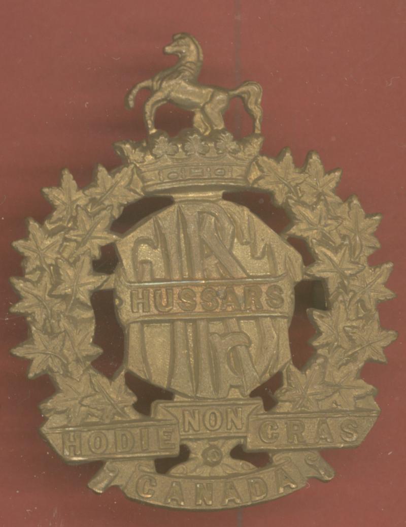 Canadian First Hussars WW1 cap badge