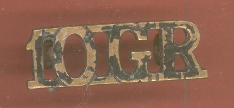 10GR 10th Gurkha Rifles shoulder title