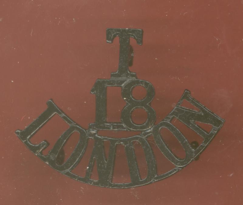 T / 18 /  LONDON WW1 shoulder title