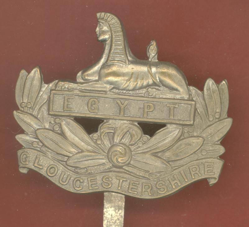 The Gloucestershire Regiment WW1 OR's cap badge