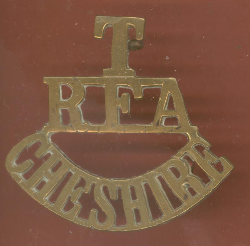 T / RFA / CHESHIRE shoulder title