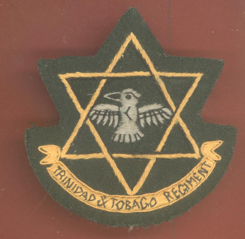 Trinidad & Tobago Regiment bullion badge