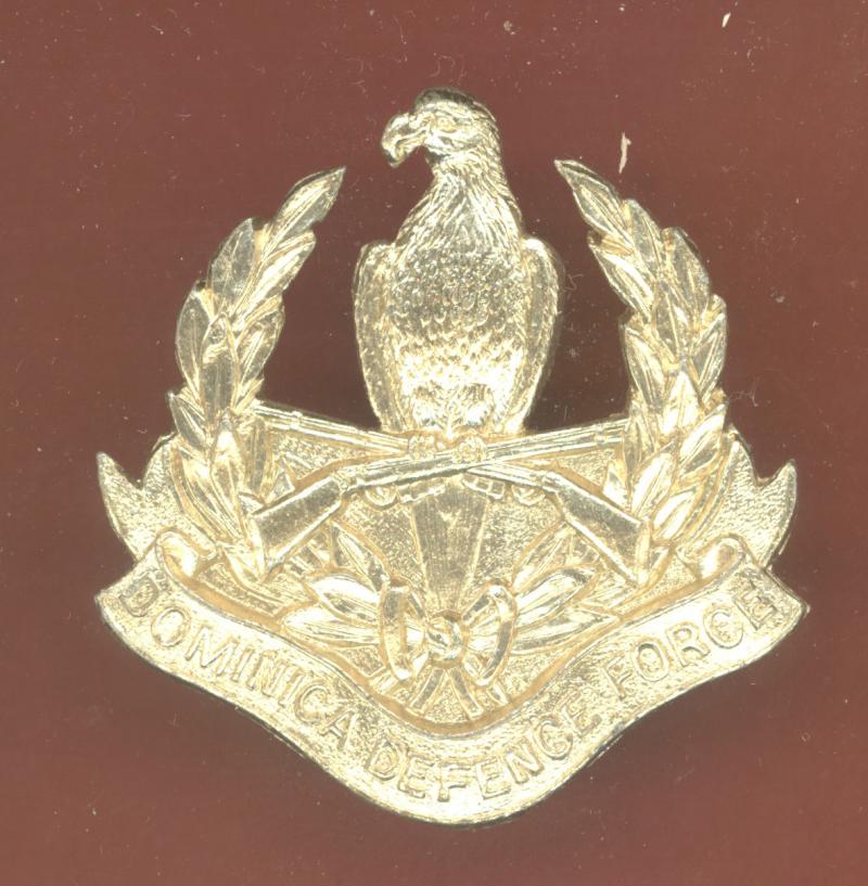 Dominica Defence Force staybright cap badge