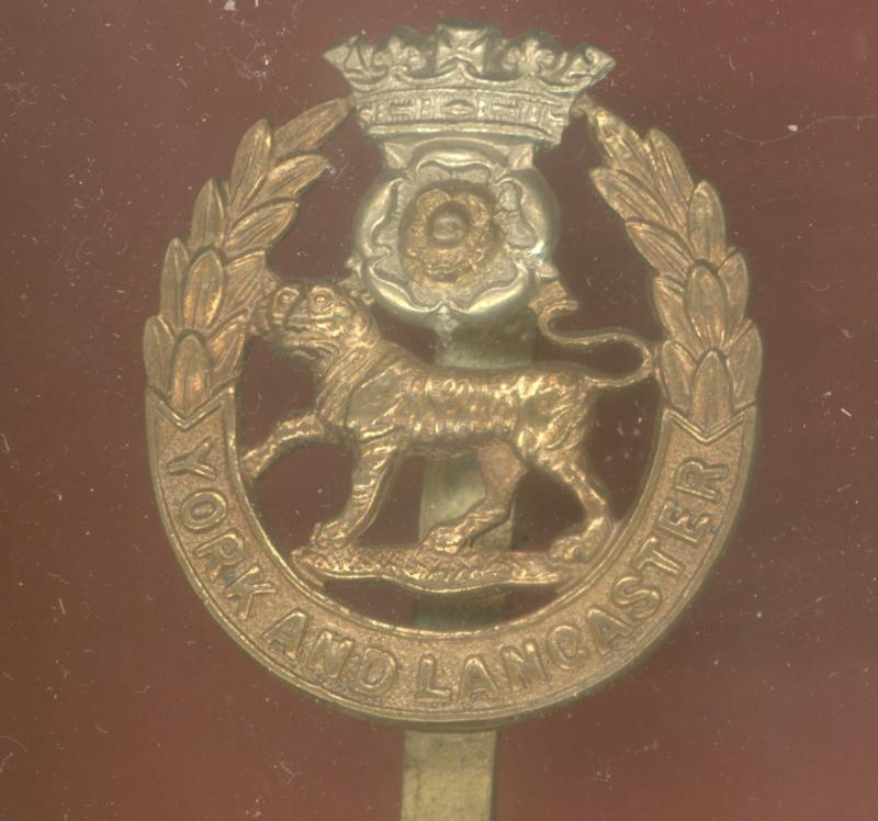 York & Lancaster Regiment. OR's  cap badge