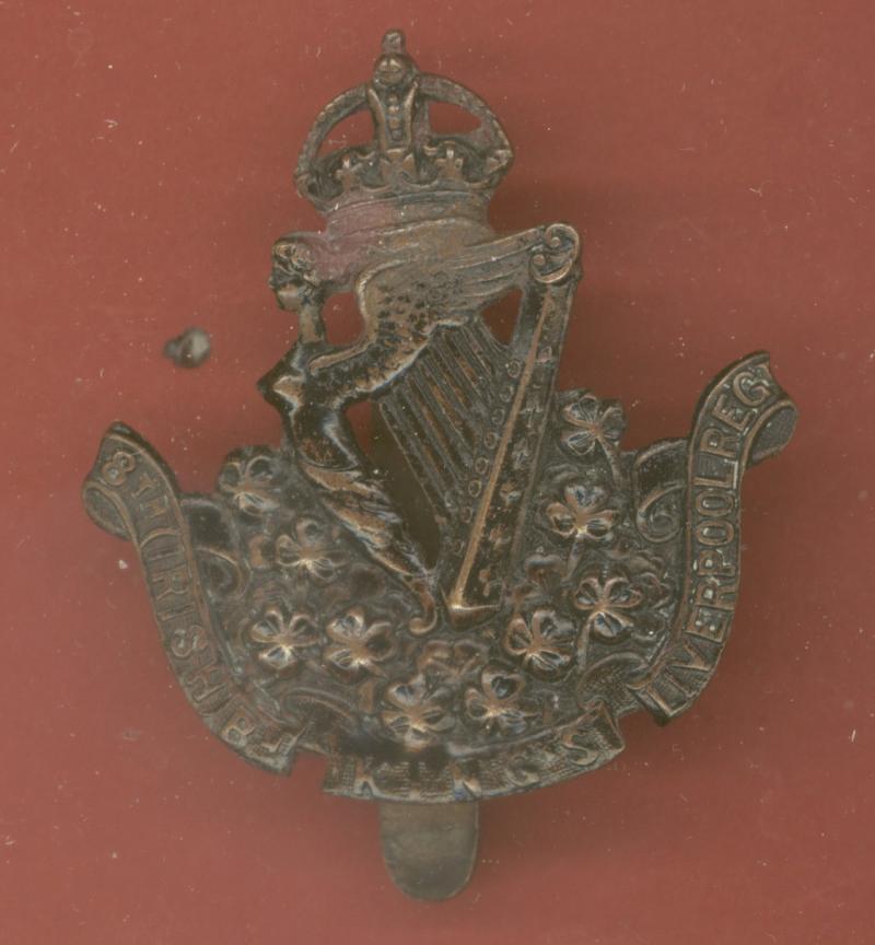 8th (Irish) Bn. King's Liverpool Regt. OR's cap badge