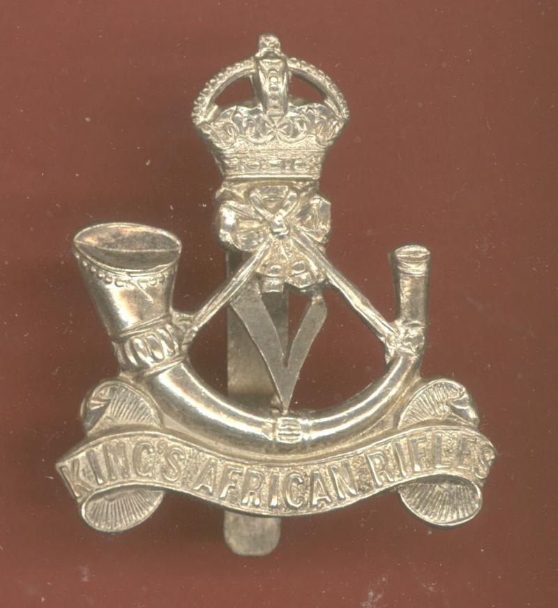 7th King's African Rifles Officer's  Arabic numeral cap badge