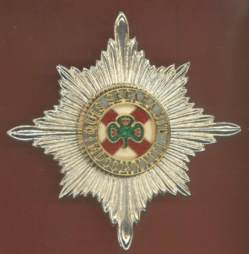 Irish Guards Pipe Majors caubeen badge