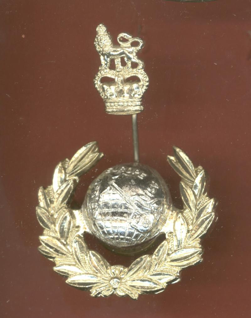 Royal Marines Officer's staybright beret badge